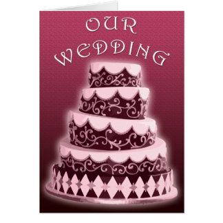 Unsere Hochzeit : Pink Cake: