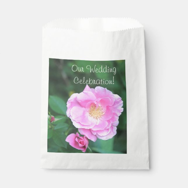 Unsere Hochzeitsfeier Geschenktütchen (Vorderseite)