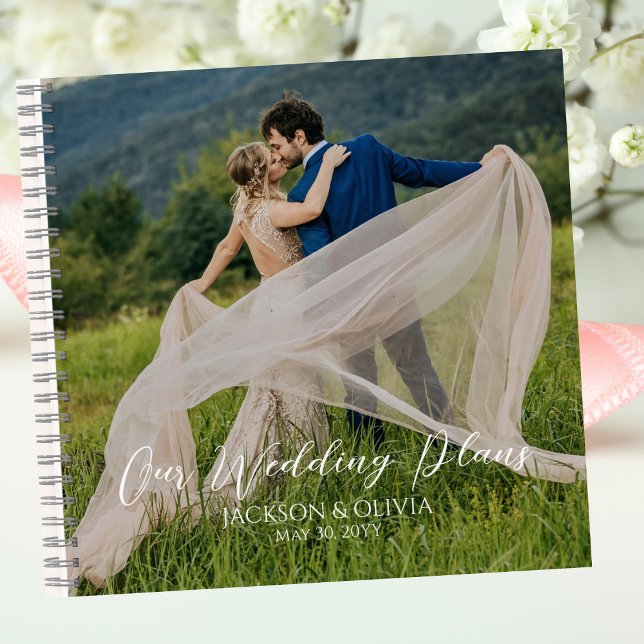 Unsere Hochzeitspläne maßgeschneidertes Foto, Brau Notizbuch (Von Creator hochgeladen)