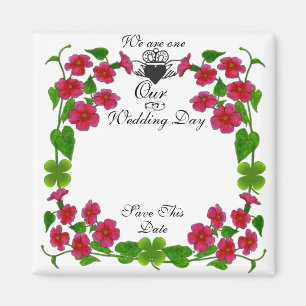 Unsere Iren Hochzeit-Retten dieses Datum Magnet