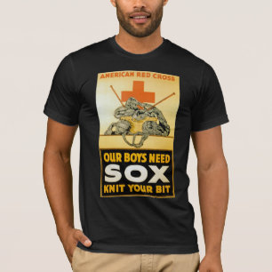 Unsere Jungen benötigen Sox ~ Strick Ihr Stückch T-Shirt