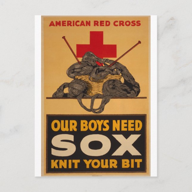 Unsere Jungen brauchen soviel Rotes Kreuz 2. Weltk Postkarte (Vorderseite)
