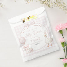 Unsere kleine alberne Gans rosa Schleife Geburtsta