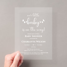 Unsere kleine Babyparty - Baby Shower
