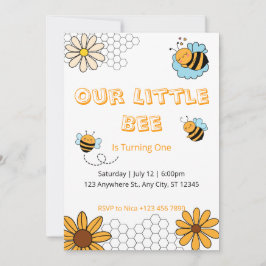 Unsere kleine Bienenstockparty Einladung