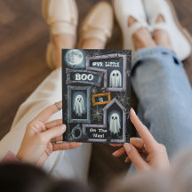 Unsere kleine Boo Halloween-Baby-Party-Einladung