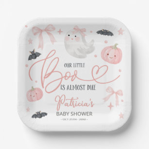 Unsere kleine Boo kommt bald Baby-Party Pappteller