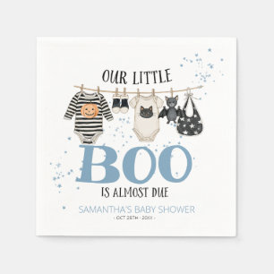 Unsere kleine Boo kommt bald Baby-Party Serviette