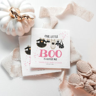 Unsere kleine Boo kommt bald Baby-Party Serviette