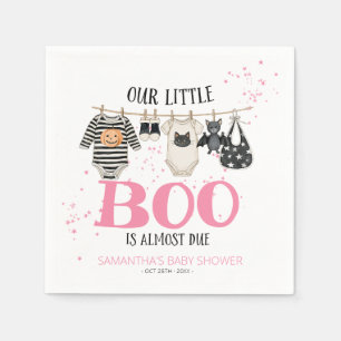Unsere kleine Boo kommt bald Baby-Party Serviette
