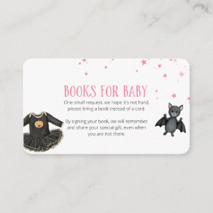 Unsere kleine Boo Mädchen Baby Shower Bücher für B Begleitkarte