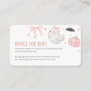Unsere kleine Boo Mädchen Baby Shower Bücher fürs Begleitkarte