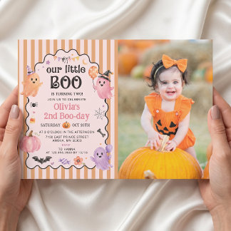 Unsere kleine Boo wird zum Geburtstag Einladung