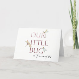 Unsere kleine Bug Pink Dragonfly jedes Alter Gebur Dankeskarte