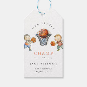 Unsere kleine Champ Basketball Basketball Basketba Geschenkanhänger