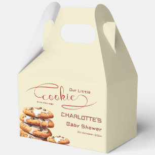Unsere kleine Cookie ist auf dem Weg Süße Babypart Geschenkschachtel