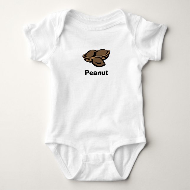 Unsere kleine Erdnuss Baby Strampler (Vorderseite)