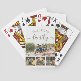 Unsere kleine Familie 4 FotoCollage Spielkarten