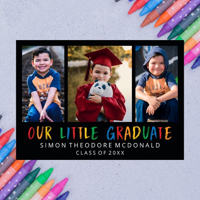 UNSERE KLEINE GRADUATE FOTO COLLAGE ANKÜNDIGUNG (Von Creator hochgeladen)