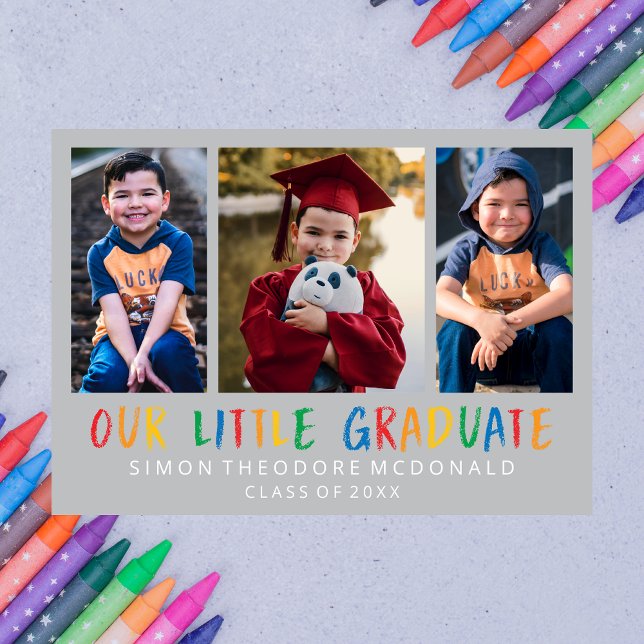 UNSERE KLEINE GRADUATE FOTO COLLAGE ANKÜNDIGUNG (Von Creator hochgeladen)