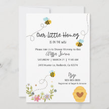 Unsere kleine Honey Bee Themed Baby Dusche