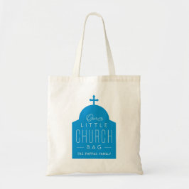 Unsere kleine Kirchentasche niedliche blau-orthodo Tragetasche