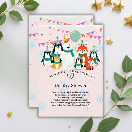 Unsere kleine Kleinigkeit | Babydusche für Arktis Begleitkarte