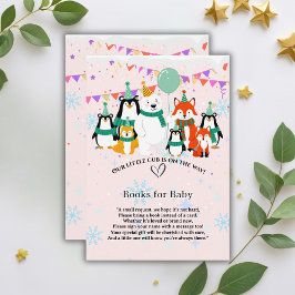 Unsere kleine Kleinigkeit | Babydusche für Arktis Begleitkarte