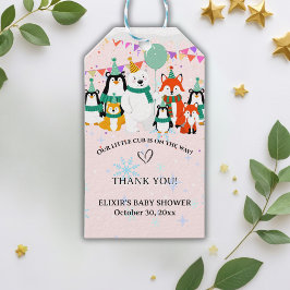 Unsere kleine Kleinigkeit | Babydusche für Arktis Geschenkanhänger