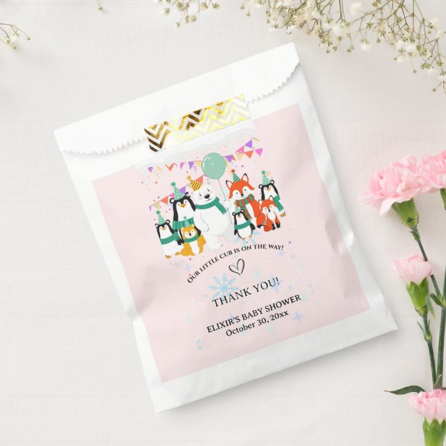 Unsere kleine Kleinigkeit | Babydusche für Arktis Geschenktütchen (Versiegelt)