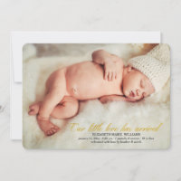 Unsere kleine Liebe hat das Foto zur Geburtserklär