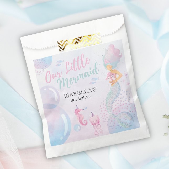 Unsere kleine Meerjungfrau zum Geburtstag Geschenktütchen (Von Creator hochgeladen)