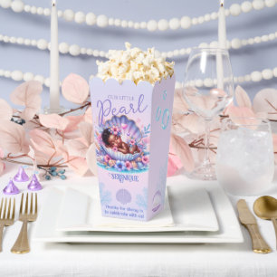 Unsere kleine Perlmutt-Pastell-Baby-Party Geschenkschachtel