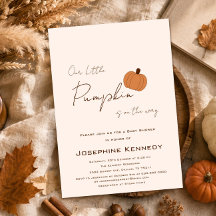 Unsere kleine Pumpkin ist auf dem Weg - Babyparty-