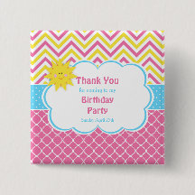 Unsere kleine "Sunshine Pink and Yellow Birthday P