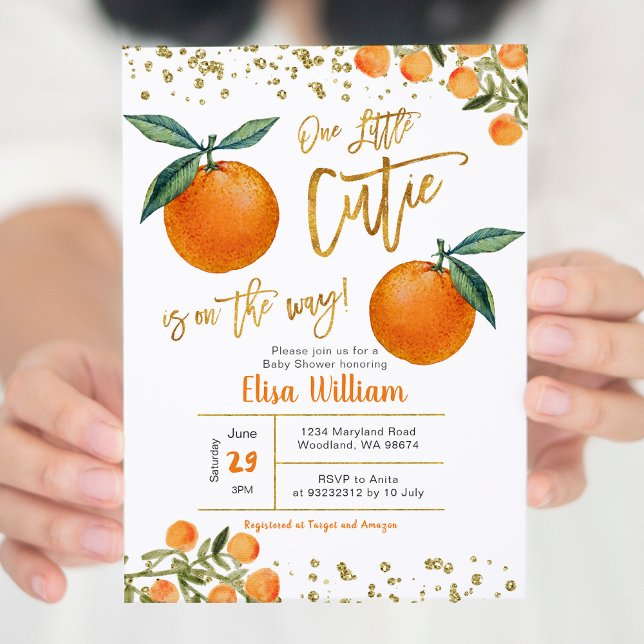 Unsere kleine Süsse ist unterwegs Einladung (Von Creator hochgeladen)