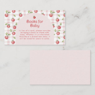 Unsere kleine Tomaten-Baby-Shower-Beilagekarte Begleitkarte