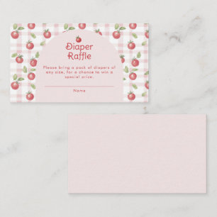 Unsere kleine Tomaten-Baby-Shower-Beilagekarte Begleitkarte