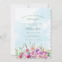 Unsere kleine Wildblume Lila Blumengeburt