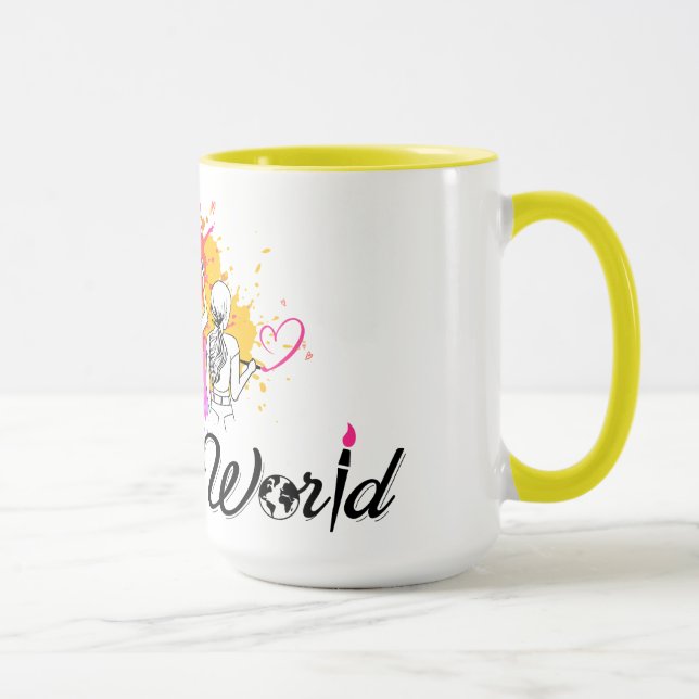 Unsere Kunst-Welt-Tasse Tasse (Rechts)
