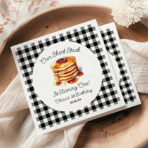Unsere Kurze Pfannkuchen Frühstück Geburtstagspart Serviette