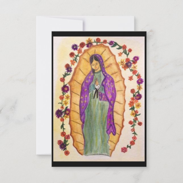 Unsere Lady-Blank-Karte von Guadalupe (Vorderseite)