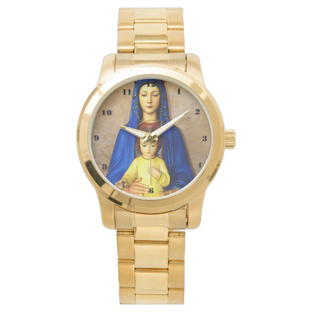 Unsere Lady der ständigen Hilfe Armbanduhr (Vorderseite)