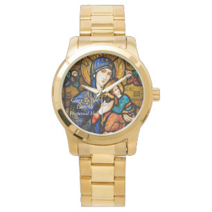 Unsere Lady der ständigen Hilfe Armbanduhr