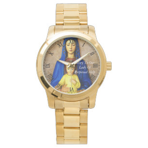 Unsere Lady der ständigen Hilfe Armbanduhr