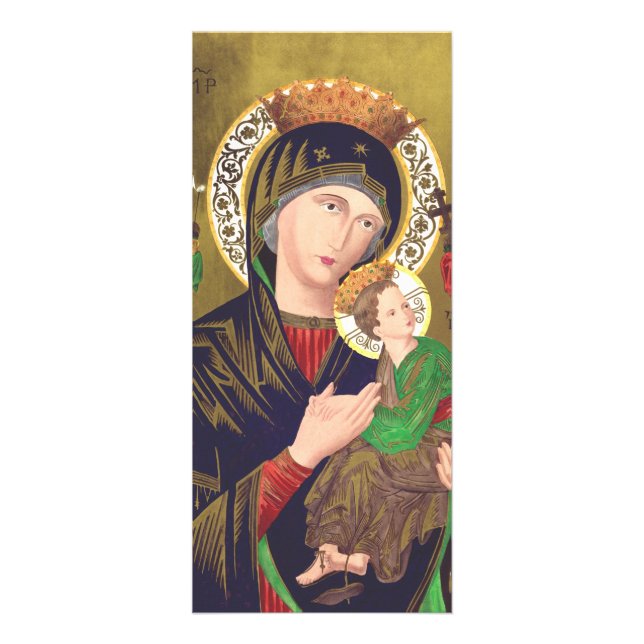 Unsere Lady der ständigen Hilfe Werbekarte (Vorne)