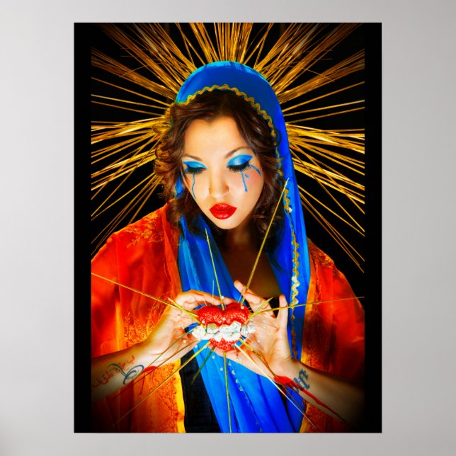 Unsere Lady der Trauern im Südwesten Stil Poster (Vorne)