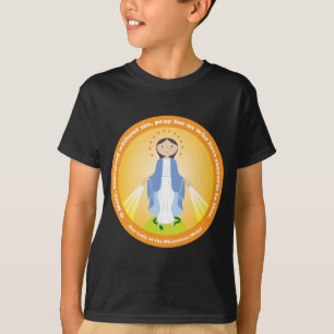 Unsere Lady der wunderbaren Medaille T-Shirt