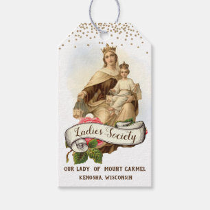 Unsere Lady des Monte Carmel Gebet Jesus Scapular Geschenkanhänger