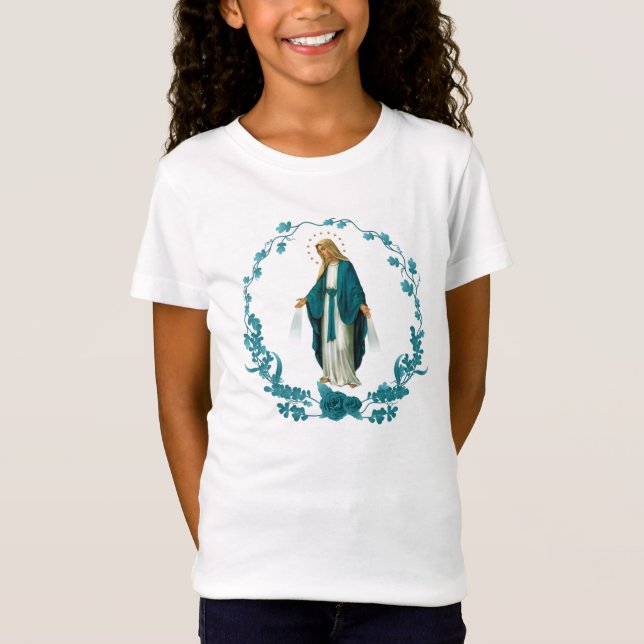 Unsere Lady des wunderbaren T - Shirt der Medaille (Vorderseite)